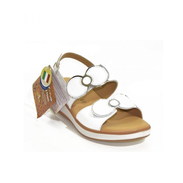 Sandalo cinzia soft per piedi larghi