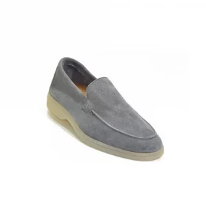 Mocassino camoscio uomo