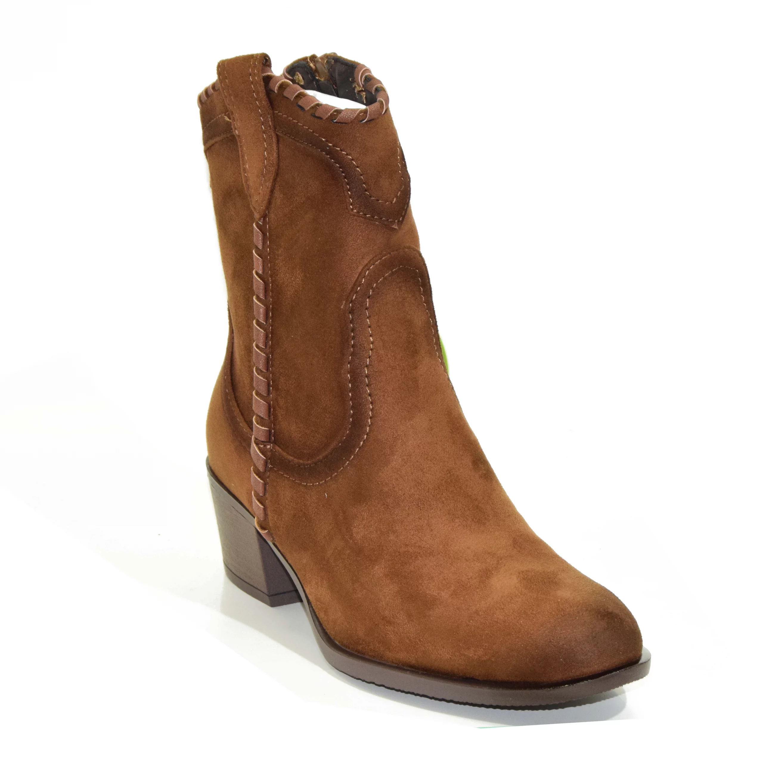 Stivaletto simil texano tacco