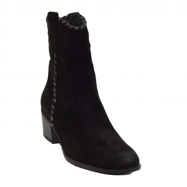 Stivaletto simil texano tacco