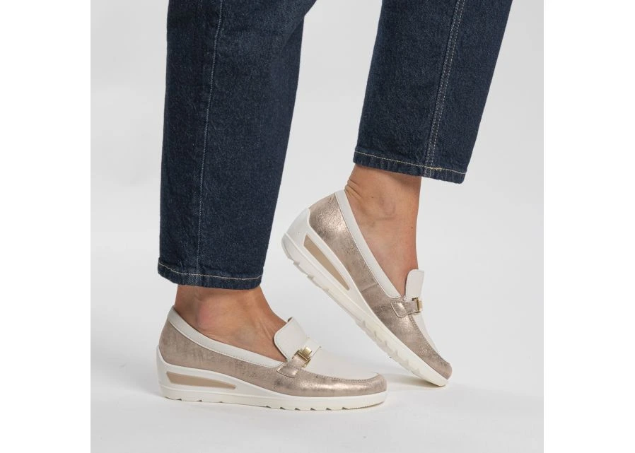 Ara Shoes mocassino con zeppa