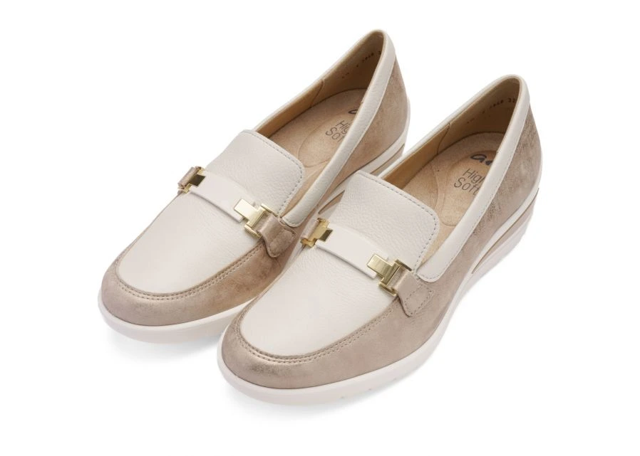 Ara Shoes mocassino con zeppa