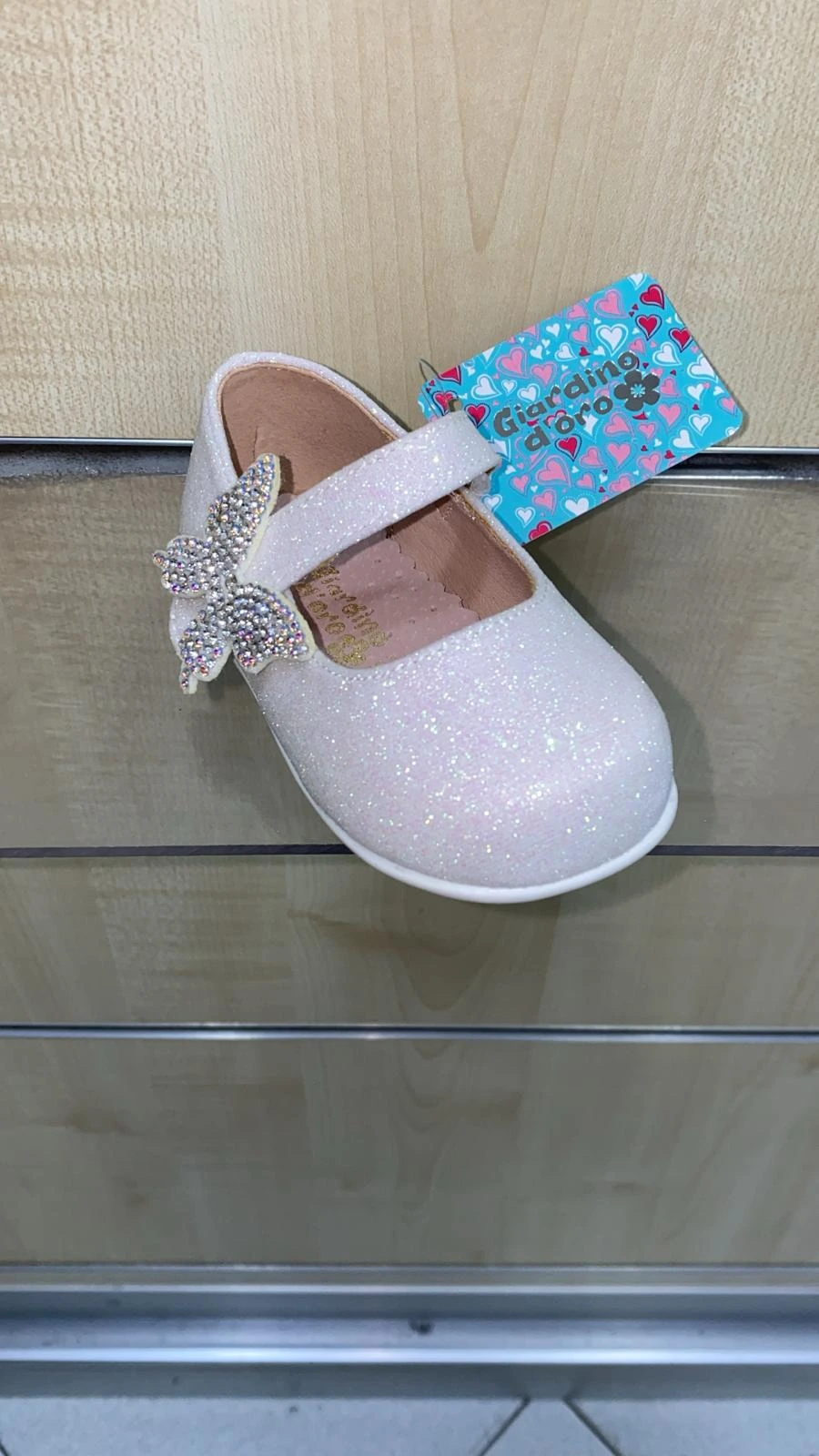 Scarpina cerimonia bimba primi passi