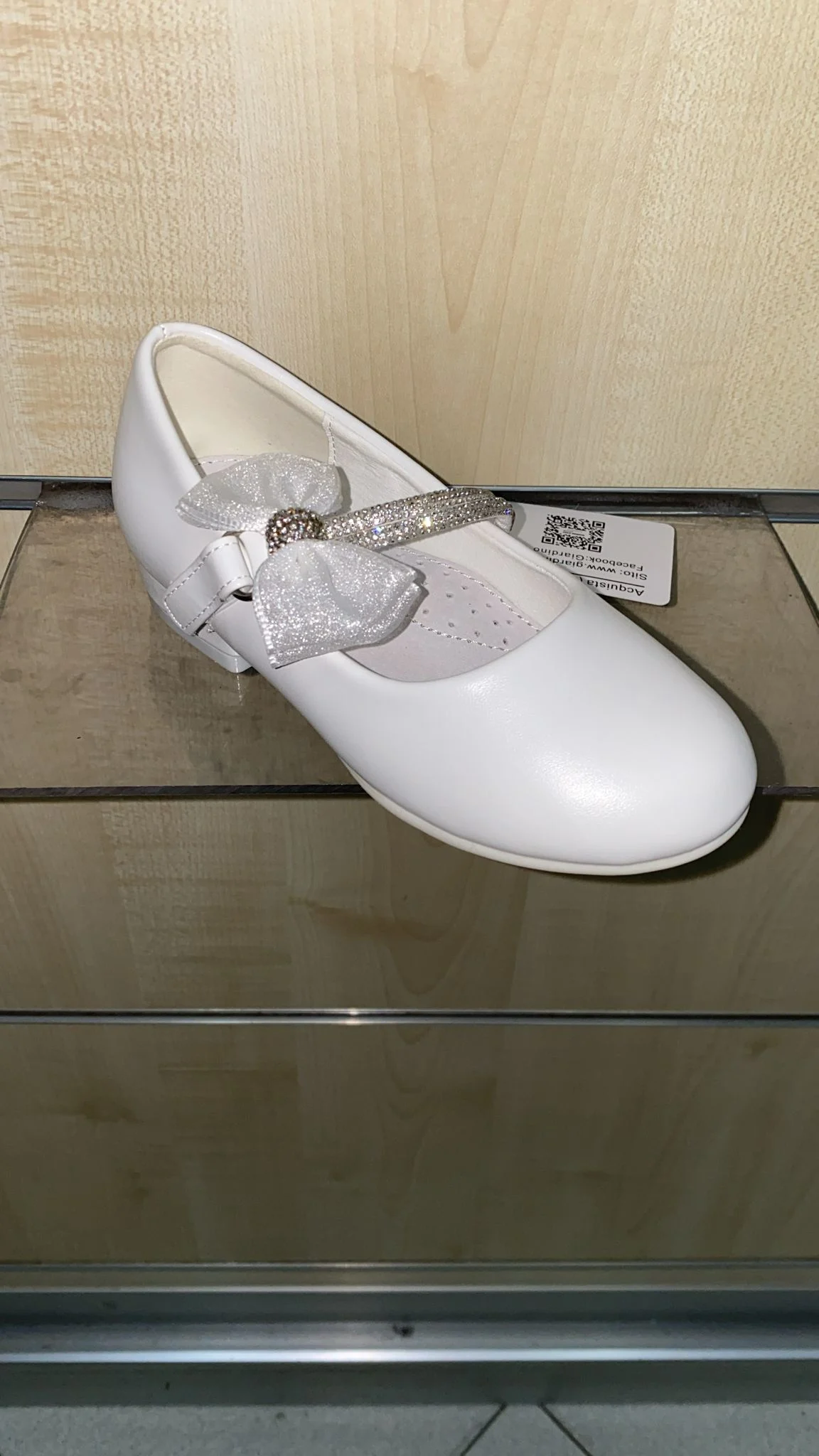 Scarpina cerimoniale bimba