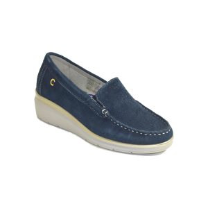 Scarpe mocassino donna forato