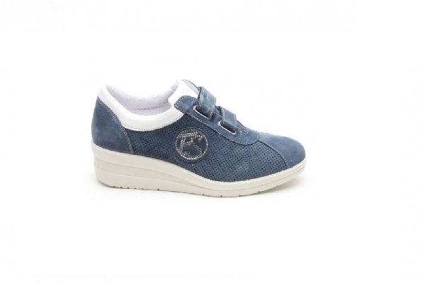 Sneakers colore jeans - immagine 2