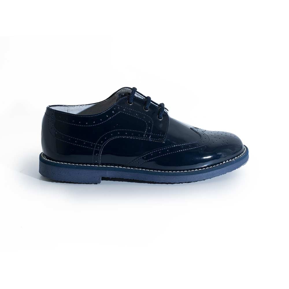 Scarpa francesina elegante bimbo - immagine 2