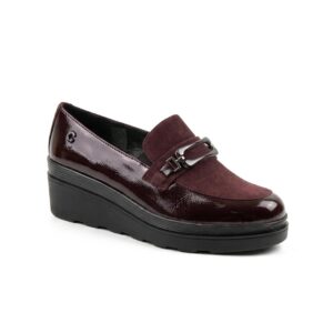 Mocassino Cinzia Soft vernice e camoscio